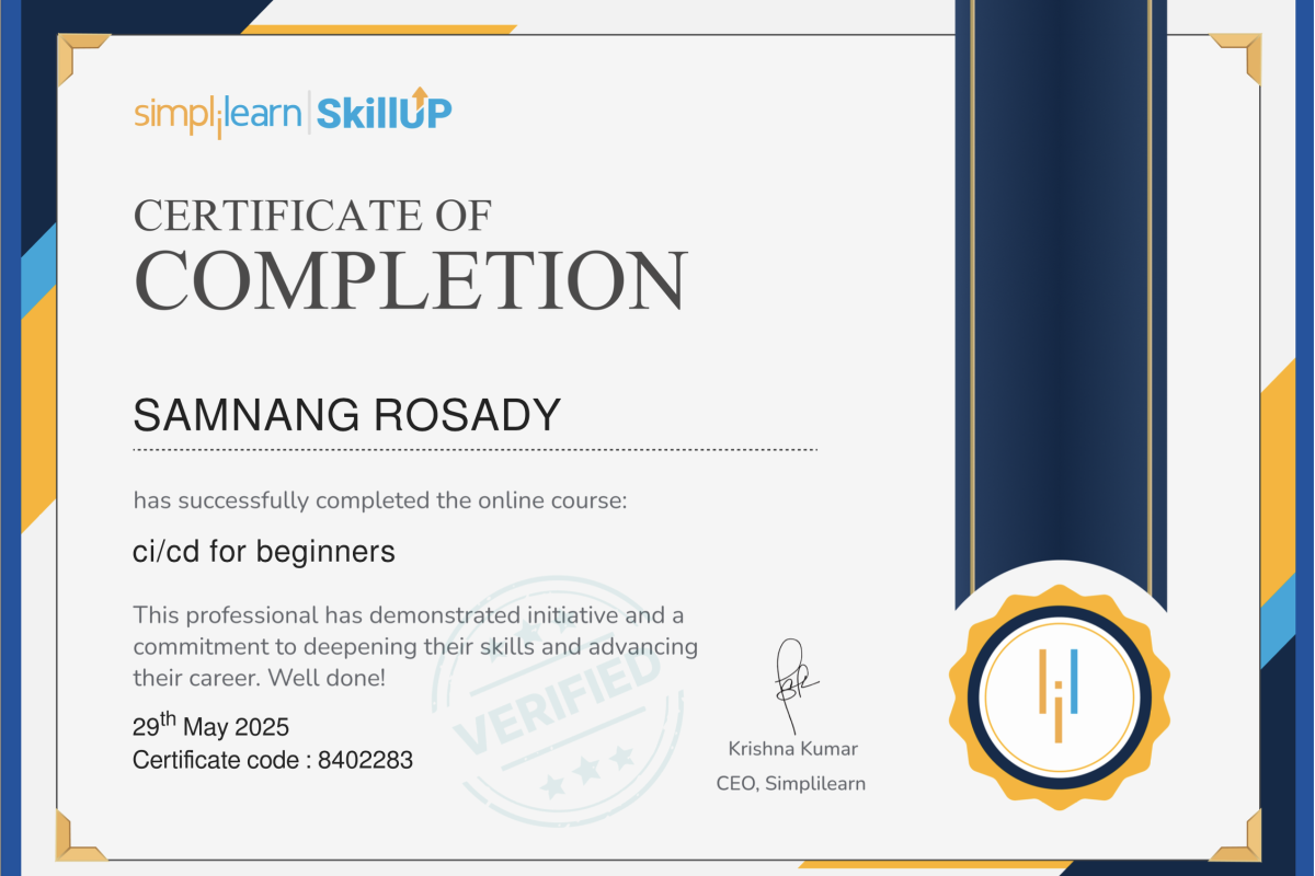 CI/CD for Beginners Certification